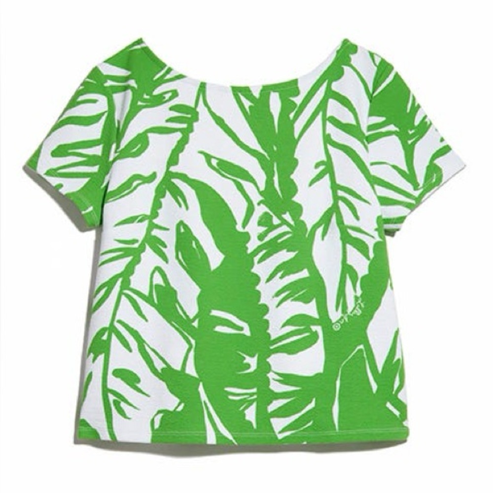 LILLY PULITZER for TARGET Ponte Crop Top in Boom Boom - Picture 2 of 11